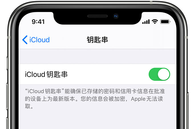 凤凰苹果手机维修分享在 iPhone 上开启 iCloud 钥匙串之后会储存哪些信息 