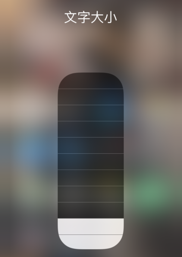 凤凰苹果手机维修分享小技巧：在 iPhone 控制中心快速调节字体大小 